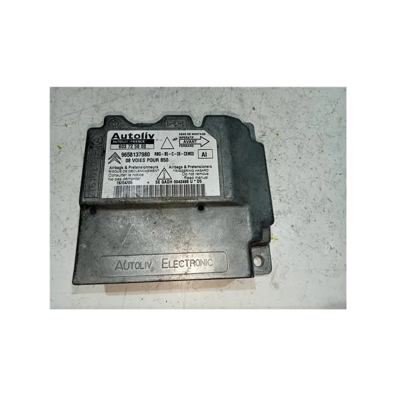 Recambio de centralita airbag para citroën c4 berlina (06.2004) 2.0 16v referencia OEM IAM 603725800  