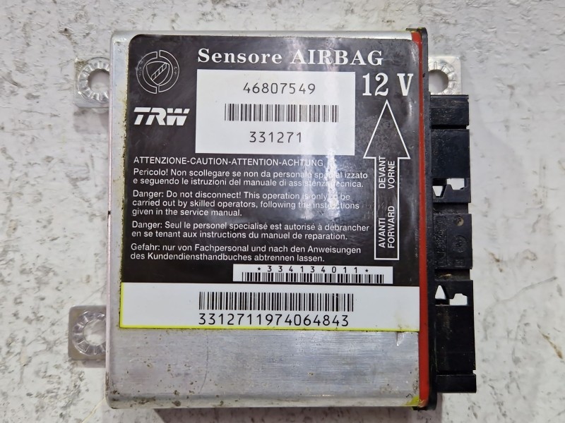 Recambio de centralita airbag para fiat ii panda (169)(2003) 1.2 referencia OEM IAM 46807549  