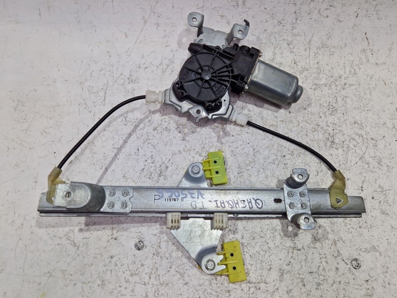 Recambio de mecanismo elevalunas trasero derecho para nissan qashqai j10 01 2007 dci referencia OEM IAM 402190A  
