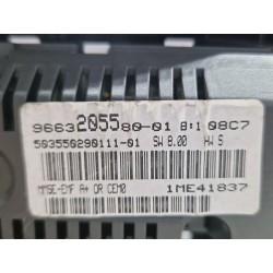 Recambio de pantalla multifuncion para peugeot 207/207+ (wa_, wc_) 1.6 hdi referencia OEM IAM 9663205580  