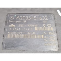 Recambio de nucleo abs para mercedes-benz clase c (w203) c 200 cdi (203.004) referencia OEM IAM A2035451632  