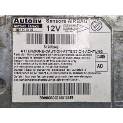 Recambio de centralita airbag para fiat i doblo (223) cargo (2001) 1.9 jtd (223zxe1a) referencia OEM IAM 550903500  