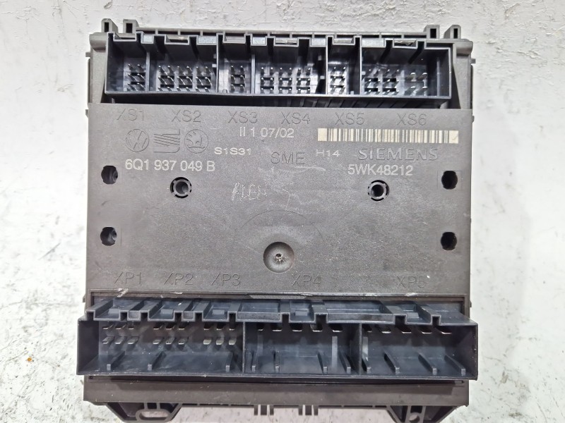 Recambio de modulo confort para seat ibiza (6l1)(04.2002) 1.9 sdi referencia OEM IAM 6Q1937049B  