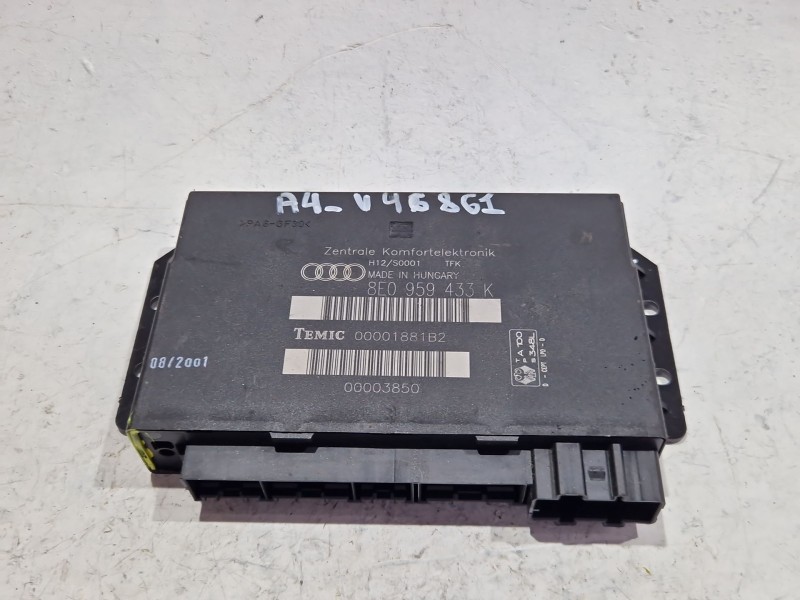 Recambio de modulo electronico para audi a4 b6 (8e2) 1.9 tdi referencia OEM IAM 8E0959433K  