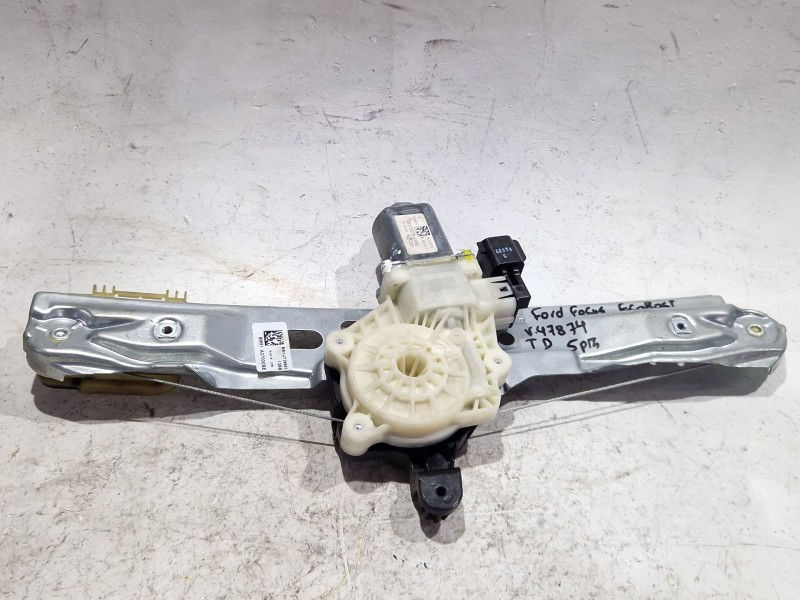 Recambio de mecanismo elevalunas trasero derecho para ford focus iii 1.0 ecoboost referencia OEM IAM BM51A27000BE  