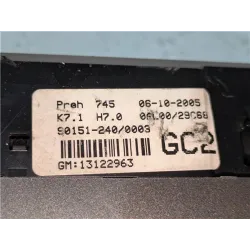 Recambio de mandos climatizador para opel astra h berlina (2004) 1.6 referencia OEM IAM GM13122963 90151240  