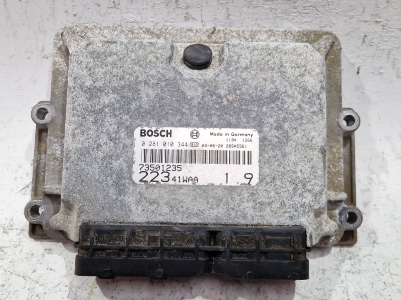 Recambio de centralita inyeccion para fiat i doblo (223) cargo (2001) 1.9 jtd (223zxe1a) referencia OEM IAM 0281010344  
