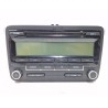 Recambio de sistema audio / radio cd para seat altea (5p1)(03.2004) 1.6 tdi referencia OEM IAM 5P0035186  