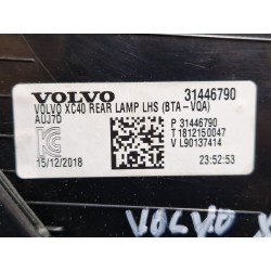 Recambio de piloto trasero izquierdo para volvo xc40 (536) t3 referencia OEM IAM 31446790  