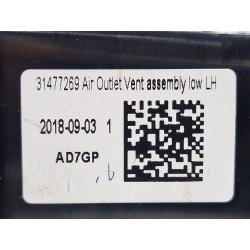 Recambio de aireador izquierdo para volvo xc40 (536) t3 referencia OEM IAM 31477269  