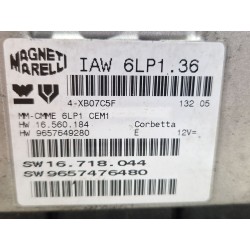 Recambio de centralita inyeccion para citroën c4 berlina 16v referencia OEM IAM 9657649280  