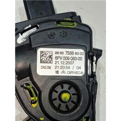 Recambio de potenciometro pedal gas para peugeot 207 (2006) 1.4 confort [1,4 ltr. - 50 kw hdi] referencia OEM IAM 968075688002  