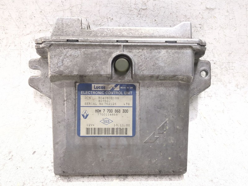 Recambio de centralita inyeccion para renault kangoo i (f/kc0)(1997) d 55 1.9 (kc0d) referencia OEM IAM 7700868300  