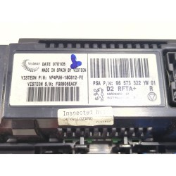 Recambio de mando climatizador para peugeot 407 hdi 135 referencia OEM IAM 96573322YW  