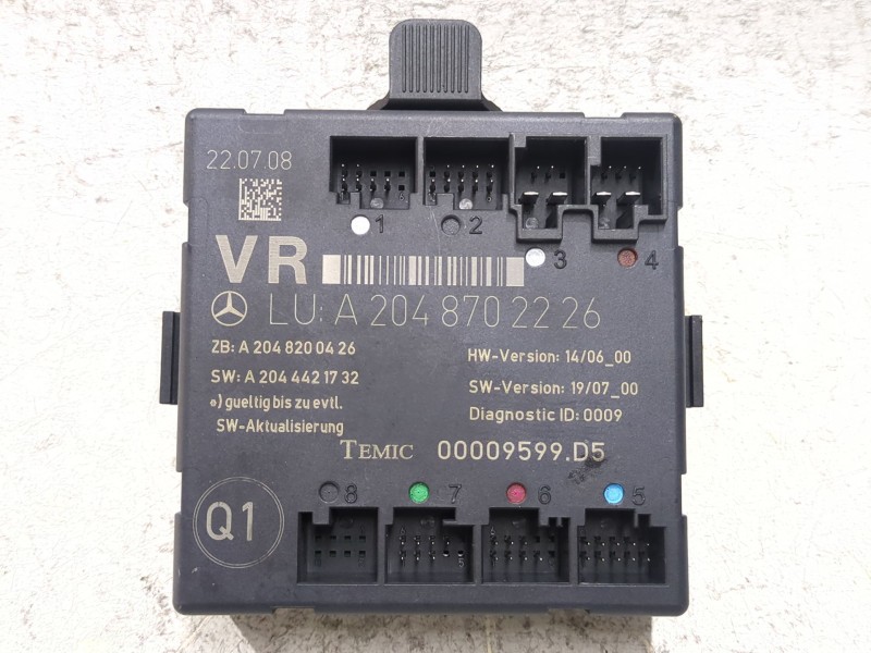 Recambio de modulo electronico para mercedes-benz clase c (w204) c 220 cdi (204.008) referencia OEM IAM A2048702226  