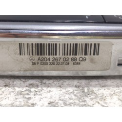Recambio de guarnecidos palanca cambio para mercedes-benz clase c (w204) c 220 cdi (204.008) referencia OEM IAM A2042670288Q9  