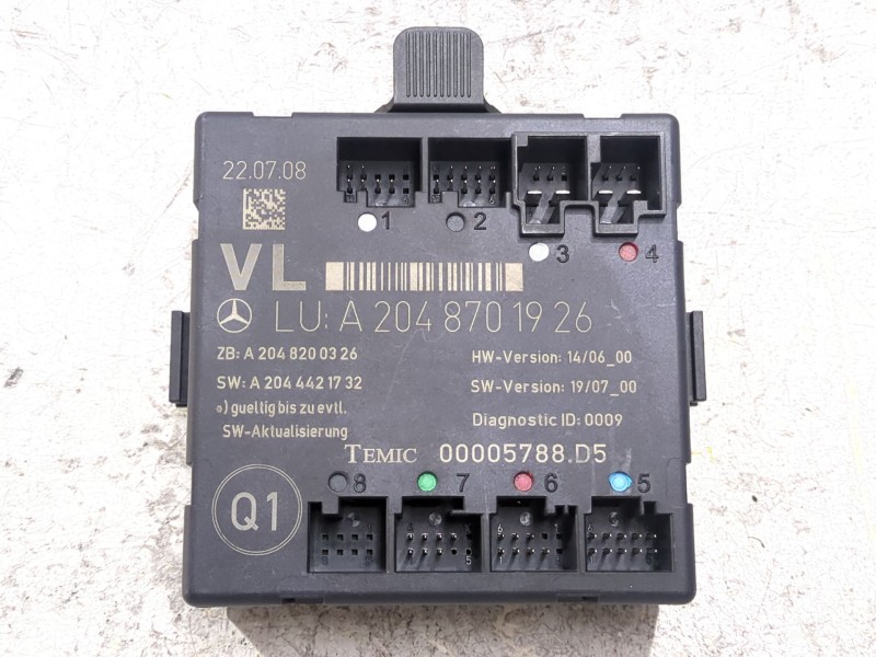 Recambio de modulo electronico para mercedes-benz clase c (w204) c 220 cdi (204.008) referencia OEM IAM A2048701926  