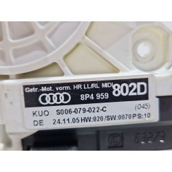 Recambio de motor elevalunas trasero derecho para audi a3 (8p1)(05.2003) 2.0 tdi 16v referencia OEM IAM 8P4959802D  