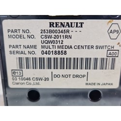 Recambio de mando multifuncion para renault laguna iii (bt0/1) 1.5 dci (bt00, bt0a, bt0t, bt1j) referencia OEM IAM 253B00345R  