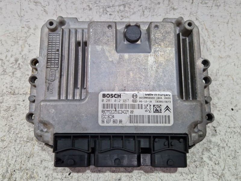 Recambio de centralita inyeccion para peugeot 207/207+ (wa_, wc_) 1.6 hdi referencia OEM IAM 0281012467  