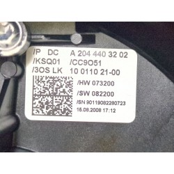 Recambio de anillo airbag para mercedes-benz clase c (w204) c 220 cdi (204.008) referencia OEM IAM A2044403202  