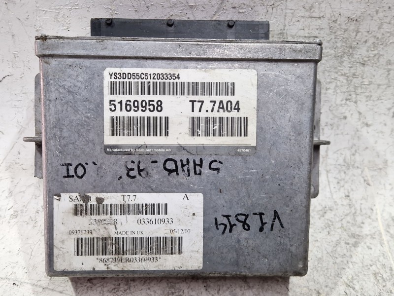 Recambio de centralita inyeccion para saab 9-3 berlina (1998) 2.0 i referencia OEM IAM 5169958  