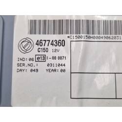 Recambio de caja reles / fusibles para fiat punto van (188ax) 1.2 60 referencia OEM IAM 46774360  