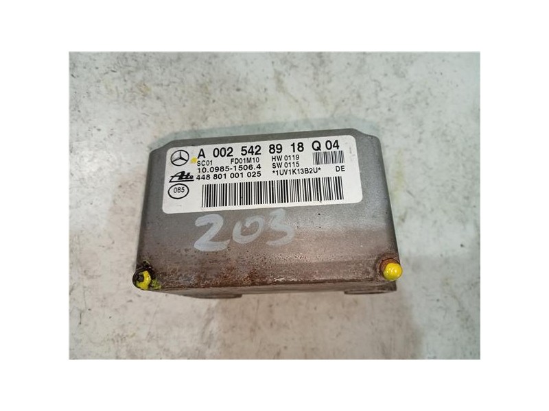 Recambio de sensor central estabilidad esp para mercedes-benz clase c (bm 203) sportcoupe (10.2000) 2.2 c 220 cdi (203.706) [2,2