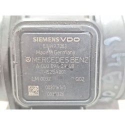 Recambio de caudalimetro para mercedes-benz clase a (w169) a 200 cdi (169.308, 169.008) referencia OEM IAM A0000942948  