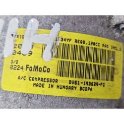 Recambio de compresor aire acondicionado para ford focus iii 1.0 ecoboost referencia OEM IAM Dv6119d629fg  