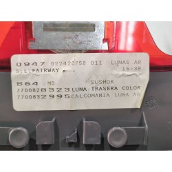 Recambio de piloto trasero central para renault megane scénic 1.5 dci 106 cv referencia OEM IAM 8200027457  