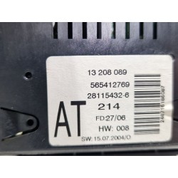 Recambio de pantalla multifuncion para opel zafira / zafira family b (a05) 1.9 cdti (m75) referencia OEM IAM 13208089  