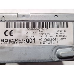 Recambio de sistema audio / radio cd para peugeot 206 (1998) 1.9 d referencia OEM IAM A2038202286  
