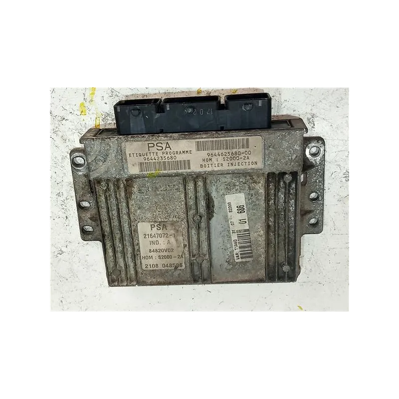 Recambio de centralita inyeccion para peugeot 206 sw (2002) 1.4 referencia OEM IAM 9644625680 9644625680-00  