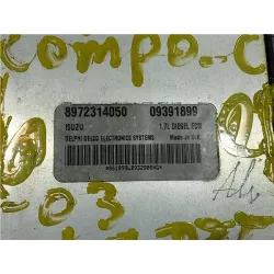 Recambio de centralita inyeccion para opel astra g berlina di referencia OEM IAM 8972314050  