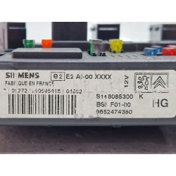 Recambio de caja reles / fusibles para citroën c2 (2003) 1.4 referencia OEM IAM 9652474380  