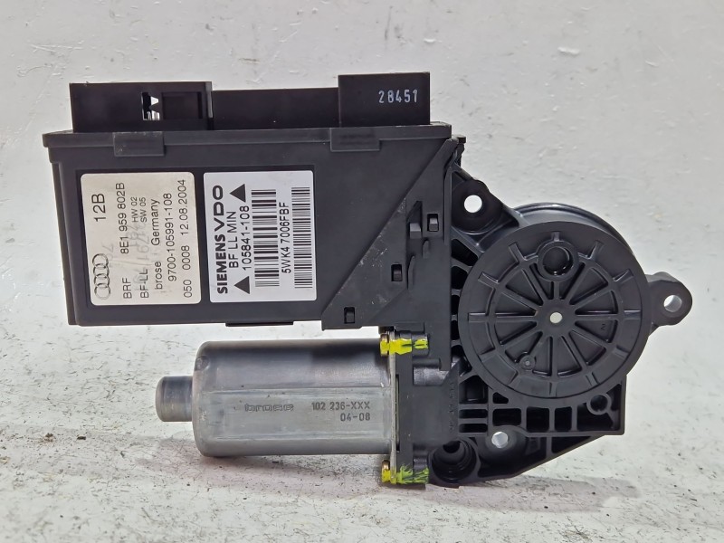 Recambio de motor elevalunas delantero derecho para audi a4 b6 (8e2) 1.9 tdi referencia OEM IAM 8E1959802B  