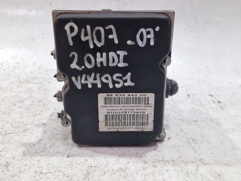 Recambio de nucleo abs para peugeot 407 hdi 135 referencia OEM IAM 9663894080  