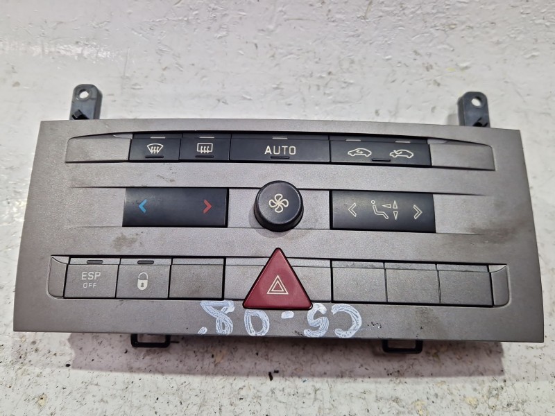 Recambio de mando climatizador para citroën c5 berlina exclusive cat rhr referencia OEM IAM 96610450  