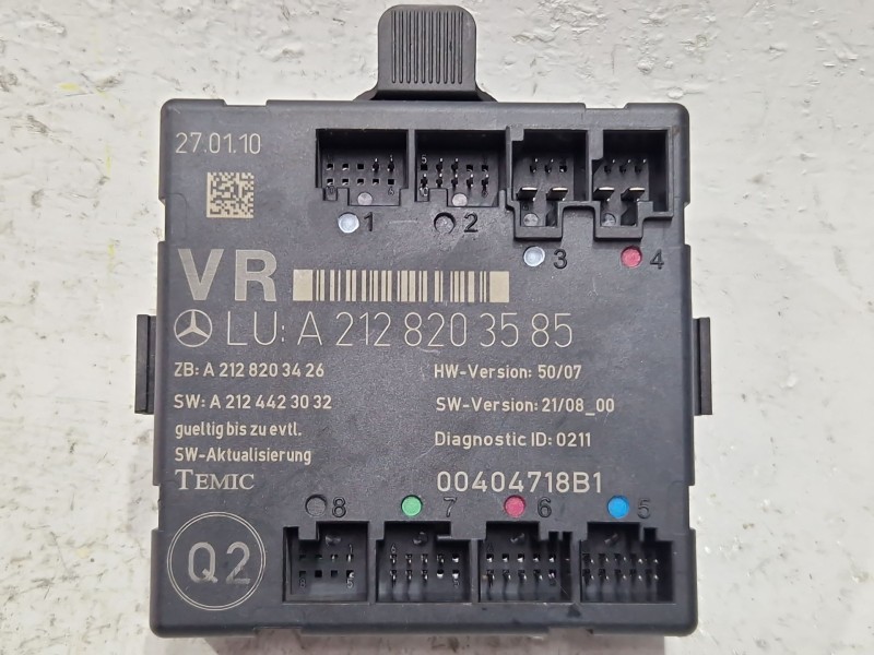 Recambio de modulo electronico para mercedes-benz clase c (w204) c 200 cdi (204.001) referencia OEM IAM A2128203585  