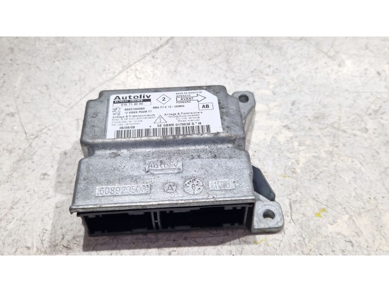 Recambio de centralita airbag para peugeot 308 i (4a_, 4c_) 1.6 hdi referencia OEM IAM 9665100080  