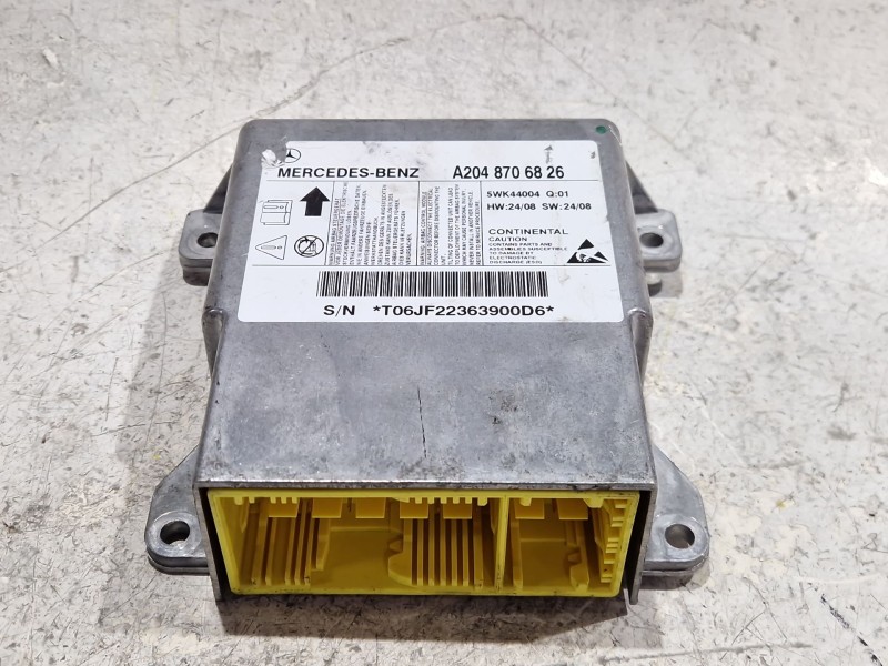 Recambio de centralita airbag para mercedes-benz clase c (w204) c 200 cdi (204.001) referencia OEM IAM A2048706826  