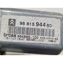 Recambio de motor elevalunas delantero izquierdo para citroën c5 berlina exclusive cat rhr referencia OEM IAM 9681594480  