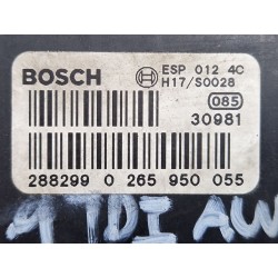 Recambio de nucleo abs para audi a6 c5 (4b2, 4b4) 1.9 tdi referencia OEM IAM 0265950055  