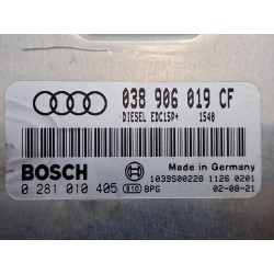Recambio de centralita inyeccion para audi a6 c5 (4b2, 4b4) 1.9 tdi referencia OEM IAM 038906019CF  