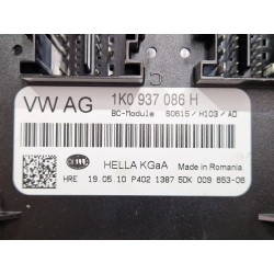 Recambio de caja reles / fusibles para volkswagen golf vi (5k1) 1.6 tdi referencia OEM IAM 1K0937086H  