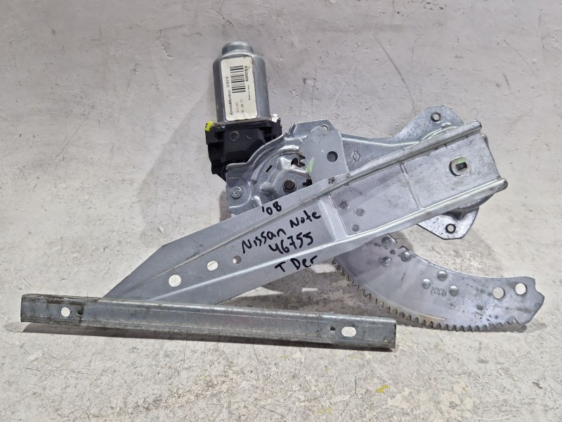 Recambio de mecanismo elevalunas trasero derecho para nissan note (e11e)(01.2006) 1.5 dci referencia OEM IAM 400929A  