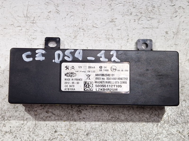 Recambio de modulo electronico para citroën c3 ii (sc_) 1.6 hdi referencia OEM IAM 9801862580  