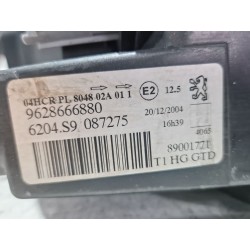 Recambio de faro delantero izquierdo para peugeot 206 hatchback (2a/c) 1.9 d referencia OEM IAM 9628666880  