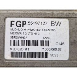 Recambio de centralita inyeccion para opel meriva a monospace (x03) 1.3 cdti (e75) referencia OEM IAM 55197127  